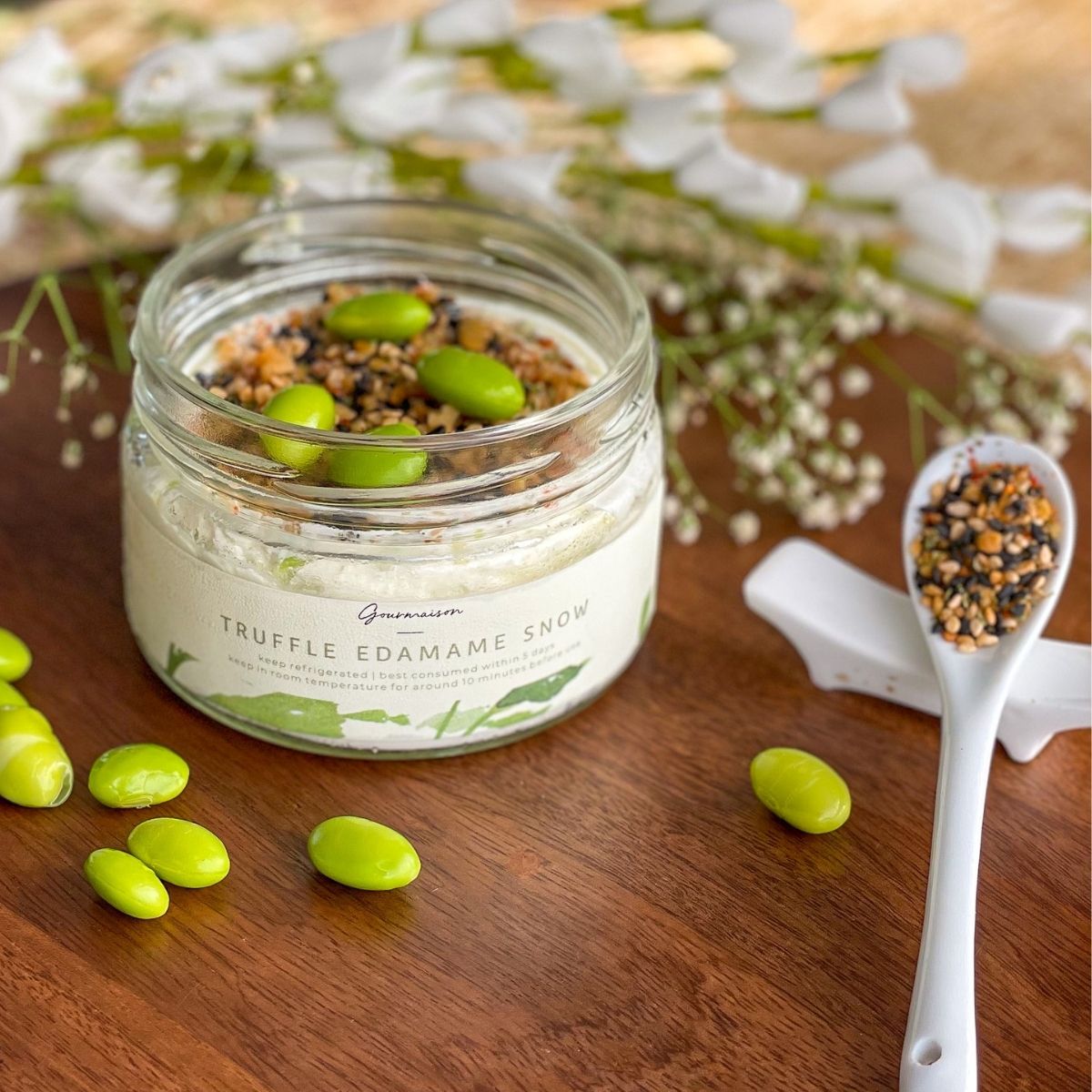 Truffle Edamame Snow Cheese Spread