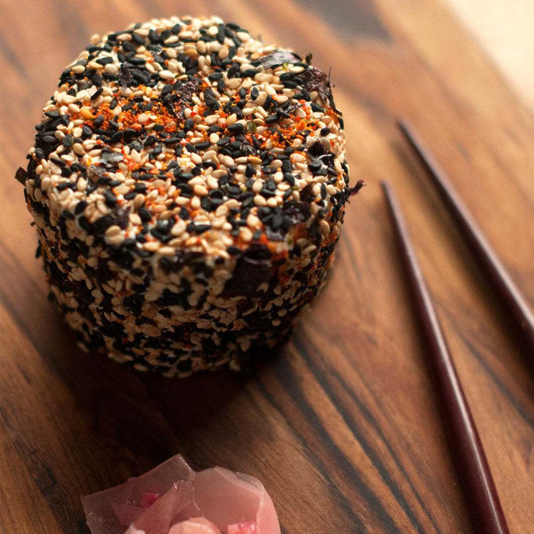 An image of Japanese cheese in sizes of 75gms and 150gms, a cheese where you will find the flavours of wasabi and sesame. 